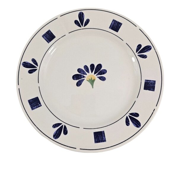 Oneida Spring Daisy Majesticware 8” Ceramic Salad Luncheon Plates – Set of 4 - Picture 5 of 11